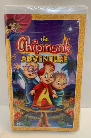 Vintage 1990’s The Chipmunk Adventure Vhs Cassette Movie Rare