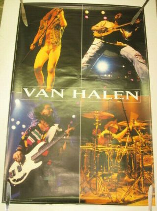 Rare Vintage Van Halen Promo Poster: Group W/hagar 36 X 24 1993; " Not "