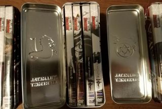 Full Metal Alchemist Collector ' s Edition DVD Tins Parts 1,  2,  3 RARE OOP Region 1 4