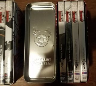Full Metal Alchemist Collector ' s Edition DVD Tins Parts 1,  2,  3 RARE OOP Region 1 5