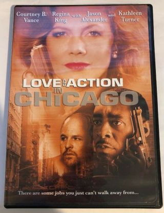 Love And Action In Chicago (dvd,  1999) Good Shape Rare Oop Kathleen Turner King