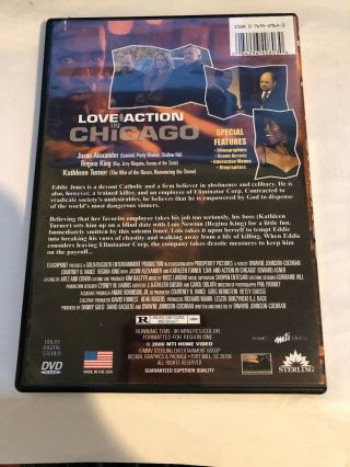 Love and Action in Chicago (DVD,  1999) Good SHAPE RARE OOP Kathleen Turner King 2