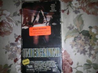 Underground (vhs,  1992) Rare Oop Strip Club Drama Sleaze