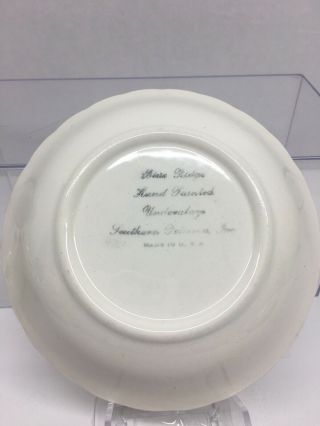 Rare Vintage Blue Ridge Pottery “Chickory” Fruit/ Salad/ Soup Bowl Set Of 3 6
