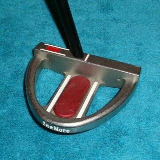 Rare Seemore Money Putter 33 " Rst2 Ss303 Stainless Steel Milled Ss 303 Studio