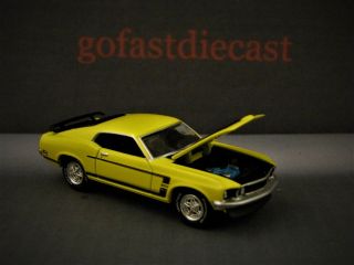 1969 Ford Mustang Boss 302 Rare 1/64 Limited Edition Collectible Diorama Model