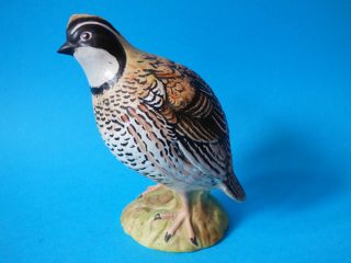 Very Rare Vintage Beswick Pottery Matt Bobwhite Quail Bird 2191 3 Years Only