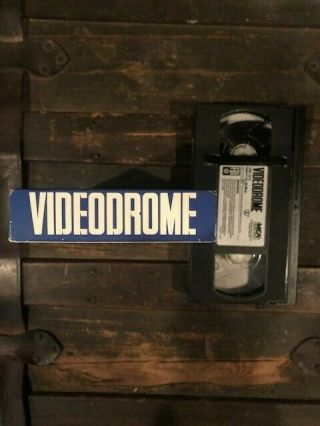 VideoDrome VHS 1982 David Cronenburg - HTF RARE OOP SLASHER CULT VINTAGE 3
