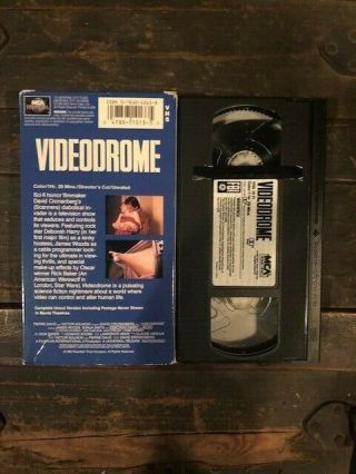 VideoDrome VHS 1982 David Cronenburg - HTF RARE OOP SLASHER CULT VINTAGE 4