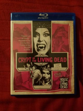 Crypt Of The Living Dead Oop Rare Vinegar Syndrome Blu - Ray Horror Ltd Ed