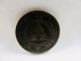 Honduras 1920 Bronze 1 Cent - Rare - 3