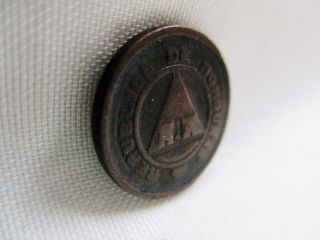 Honduras 1920 Bronze 1 Cent - Rare - 5