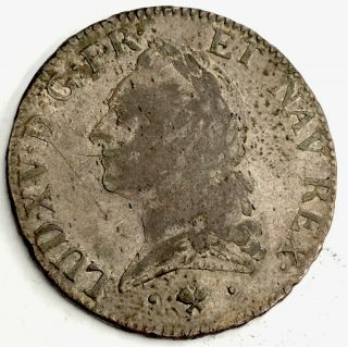 1774 - Ecu - France Silver Coin - Louis Xv (15) - Rare Limoges - 90 Silver