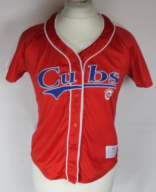 Vintage Chicago Cubs Baseball Jersey Womens Medium Rare
