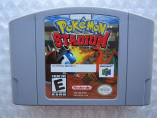 Pokemon Stadium Nintendo 64 N64 Authentic Oem Video Game Cart Rare Battle Great