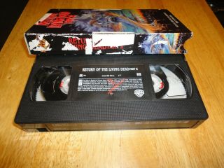 Return Of The Living Dead Part II 2 (VHS,  1999) Rare Zombie Horror Non - Rental 3