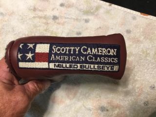 Rare Scotty Cameron American Classics Bullseye Headcover Cover