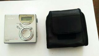 Sony Mz - N510 Type S Md Player Recorder With Case Very Rare Mini Disc