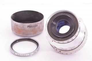Rare Tokyo Kogaku Topcor Lens 50mm/f3.  5 Leica 39mm Lmt Screw Mount 586223