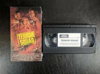 Terror Squad Video Treasures 1994 Action Movie Vhs Video Tape - Rare