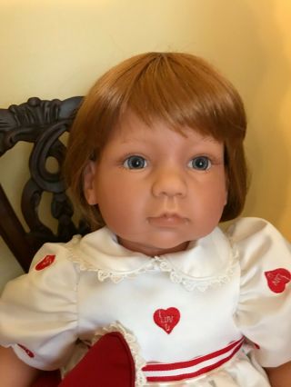 Rare Lee Middleton " Sweet Hearts " Designer Doll,  Orig.  Box