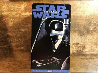 Star Wars Trilogy Versions 1995 Boxed Set 3 Vhs Tapes Rare Skywalker