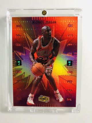 Michael Jordan 1999 Ud Ionic Hologrfx Refractors Like Mj6 Bulls Hof Rare 90s