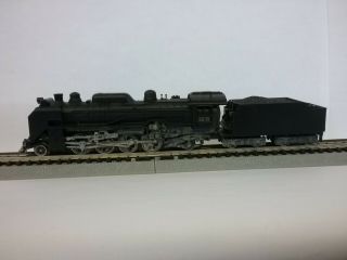N Scale Kato Rare 2 - 8 - 2 Steam Locomotive And Tender Dc