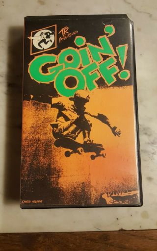 Goin Off Tr Productions Vhs Skateboarding Skate Vintage Punk 1989 Rare