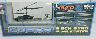 Rare World Tech Toys 3.  5 - Channel Cobra Remote Control Helicopter