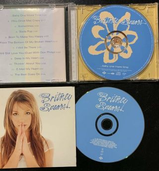 BRITNEY SPEARS - ' Baby One More Time’ CD Album,  ‘You Drive Me Crazy’ Single RARE 2