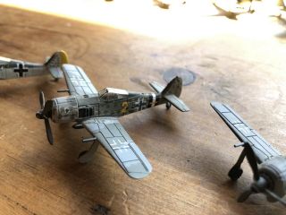 RARE An Entire Luftwaffe Of 21st Century Toys 1/144 Scale Focke - Wulf Fw - 190s 5