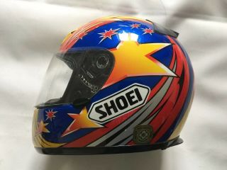 Shoei Xr - 900 Motorcycle Helmet Large 59 - 60cm Rare Colourful Design