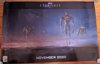 Marvel Poster The Eternals Movie Poster Sdcc Comic Con 2019 Exclusive Rare