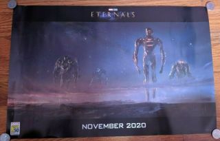 MARVEL Poster THE ETERNALS Movie Poster SDCC COMIC CON 2019 EXCLUSIVE RARE 2