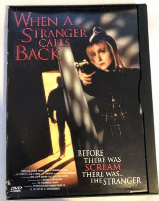 When A Stranger Calls Back (dvd,  1998) Horror Rare Oop Horror Film Carol Kane Tv