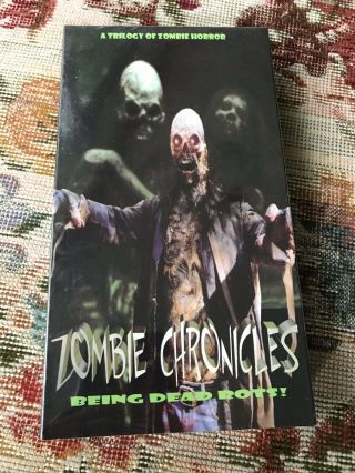 Zombie Chronicles Vhs Horror Rare Zombies