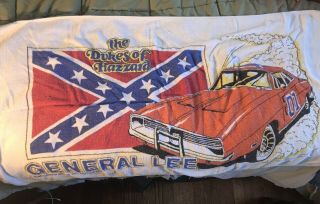Rare Vintage General Lee Dukes Of Hazzard Beach Towel 1980 