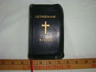 1st Edition,  1935,  Leather,  Gethsemane,  Rainer,  Pocket Size,  Extremely Rare