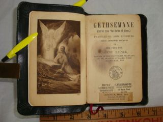 1st Edition,  1935,  Leather,  Gethsemane,  Rainer,  Pocket Size,  Extremely Rare 3