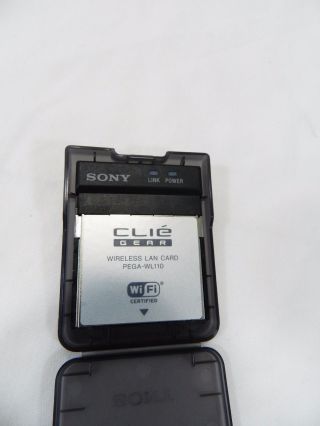 Sony Clie Pega - Wl110 Wireless Network Lan Adapter Card With Case For Pda Rare