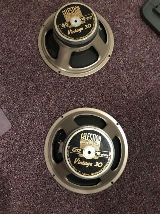 Celestion Vintage 30 V30 16 Ohm Speaker 444 Cone Mesa Boogie Version Rare Uk