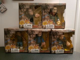 2002 Gruntz Korn Complete Figure Set Of 5 In Boxes Rare