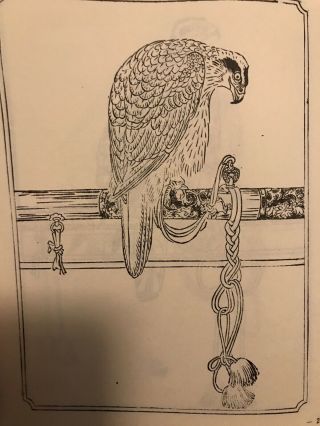 Rare Kyosai Hawk Sketch Book Japanese Tattoo Art Reference Irezumi Horimono Taka