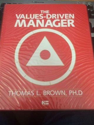Values - Driven Manager - Thomas Brown Nightingale Conant 6 Cassette Audio Rare