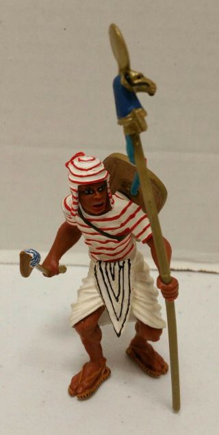Plastoy Egyptian Figure Egypt Warrior Rare Schleich Papo