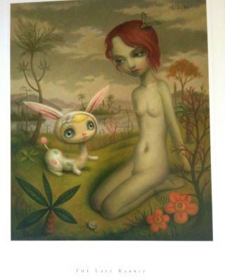 Mark Ryden Bunnies & Bees Limited Edition Print The Last Rabbit Very Rare Print