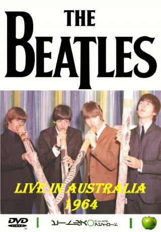 The Beatles Live In Australia 1964 2 - Disc Dvd Set Rare