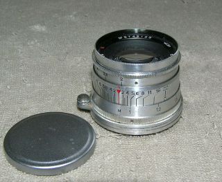 Jupiter 8 2/50 5745125 Old Silver Rare Russian Ussr Lens M39 Fed Zorki Leica