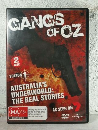 Gangs Of Oz Dvd_season 1_reg 4_rare Australian Crime Series_documentary